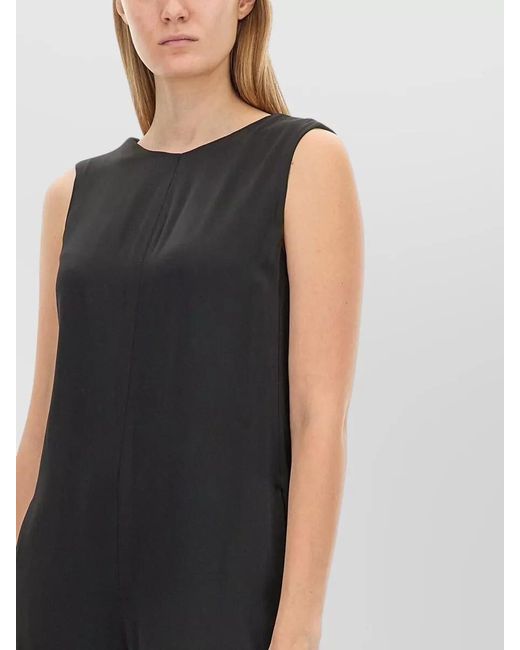 Max Mara Black Sleeveless Jumpsuit
