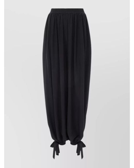 Chloé Blue Straight Leg Lounge Pants Loose Fit