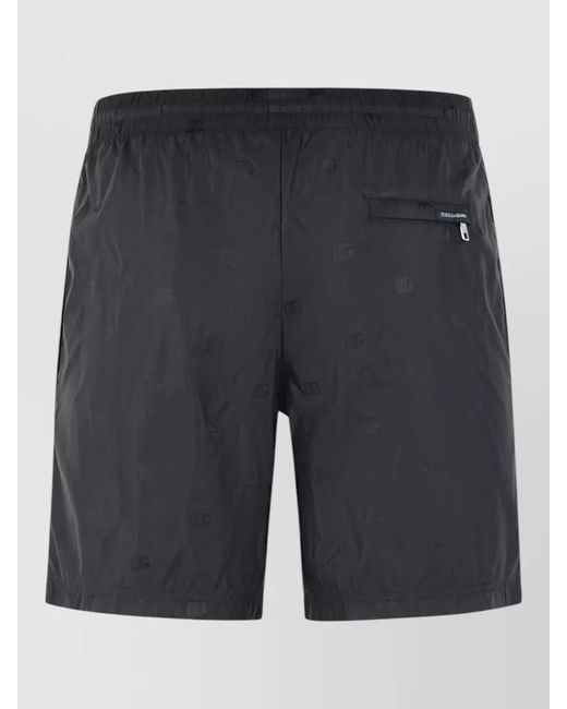 Dolce & Gabbana Gray Swim Shorts for men