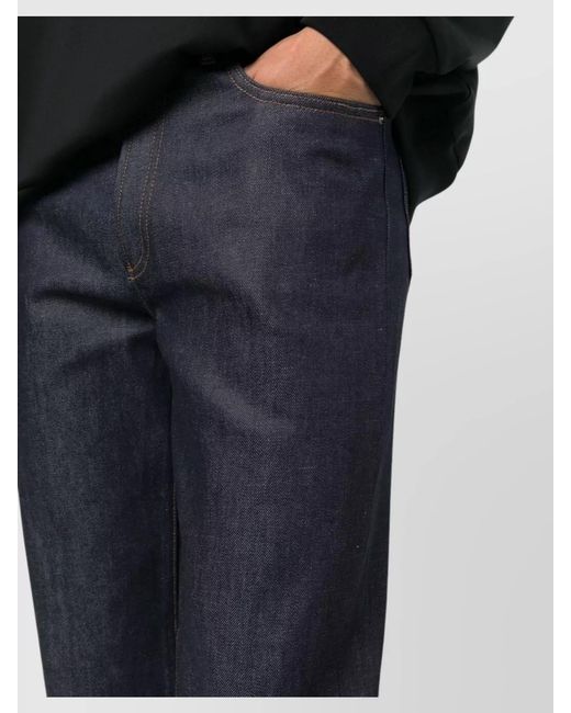 A.P.C. Black Straight-Leg Jeans for men