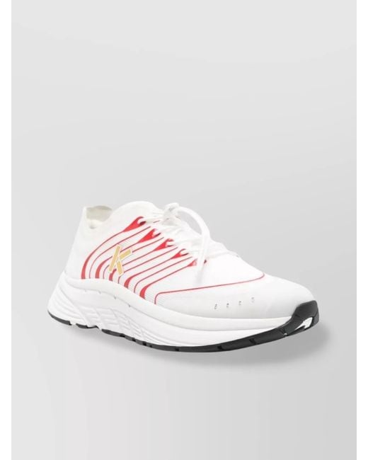 KENZO Pink Chunky Low-Top Sneakers for men