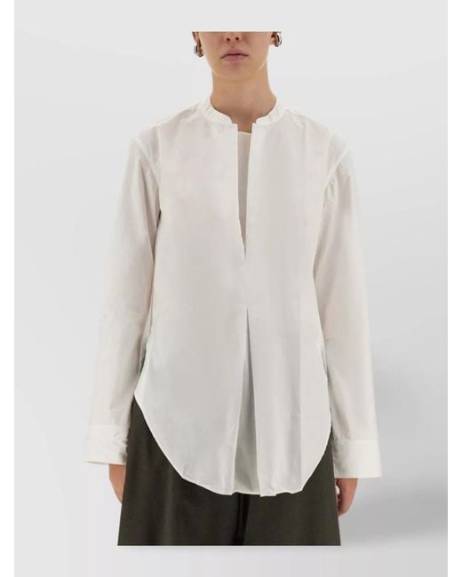 Studio Nicholson White Cotton Shirt