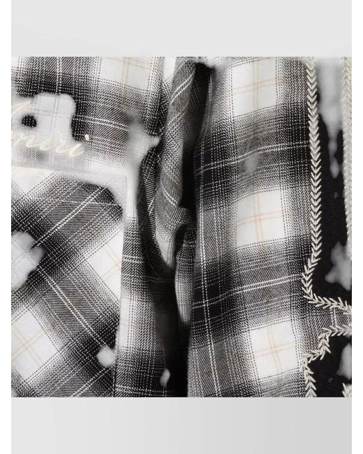 Amiri Gray Shirts _100 Co for men