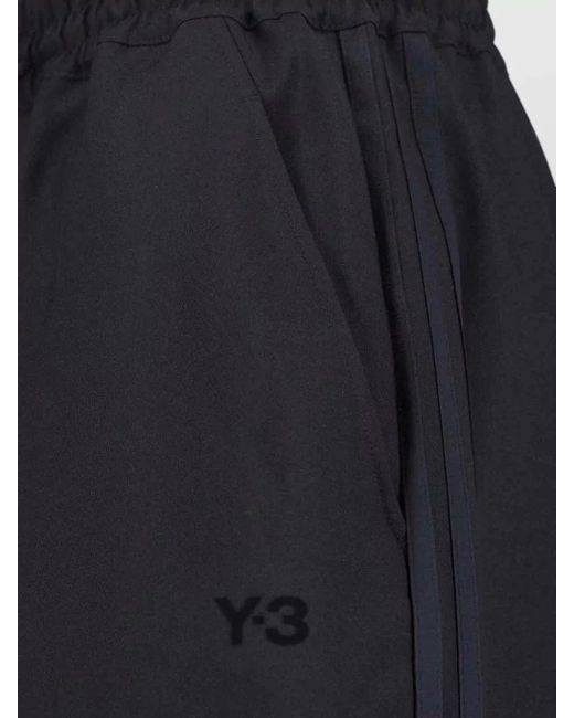 Y-3 Blue Straight-Leg Track Pants