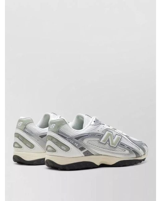 New Balance White Tier One Mesh Sneakers