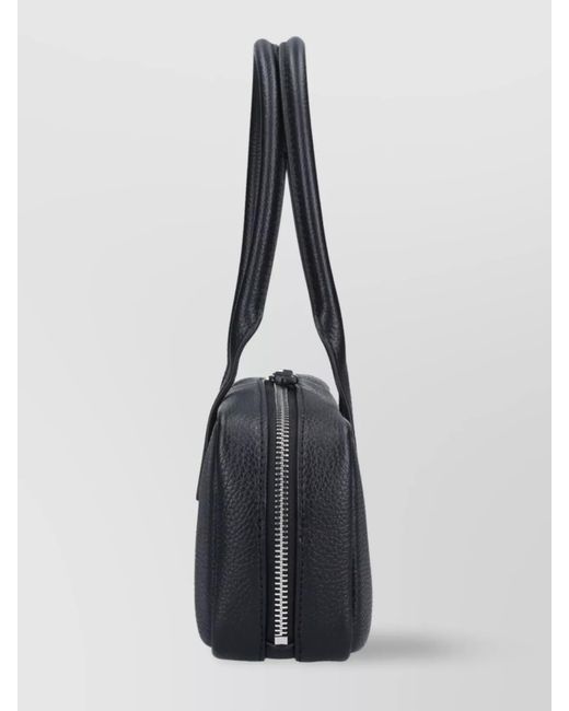 Staud Black Na Leather Shoulder Bag