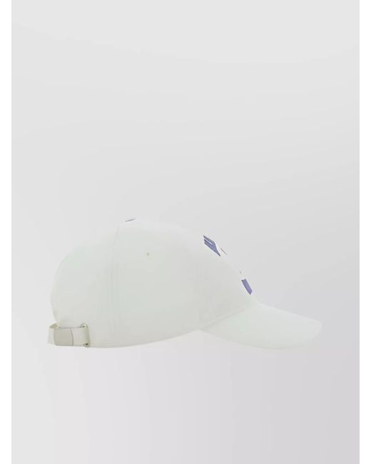 McQueen Blue Canvas Baseball Cap for men