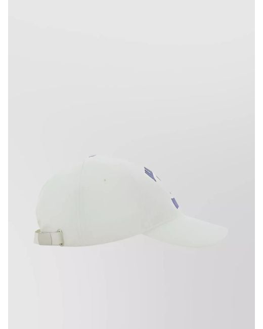 McQueen Blue Canvas Baseball Cap for men