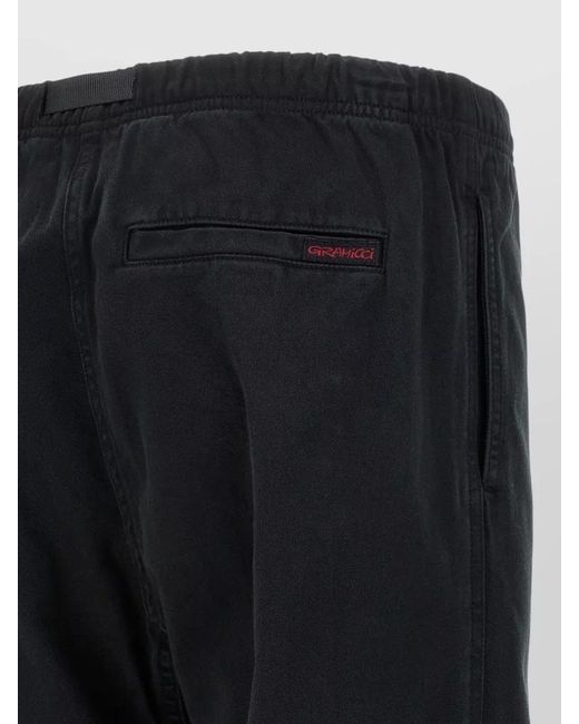 Gramicci Blue Tailored Pants Side Pockets Back Pocket for men