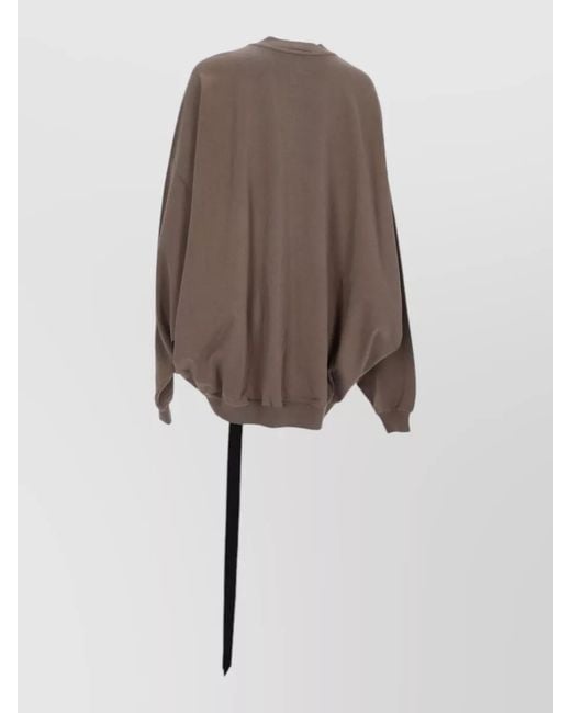Rick Owens Brown Cotton Loungewear Top