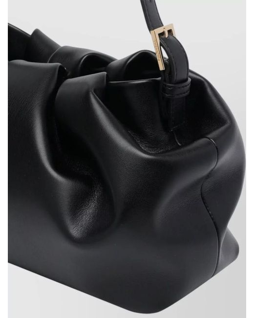 THEMOIRÈ White Athena Vegan Fabric Shoulder Bag
