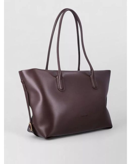 THEMOIRÈ Brown Tallia Shopper Tote Bag Daily Carry