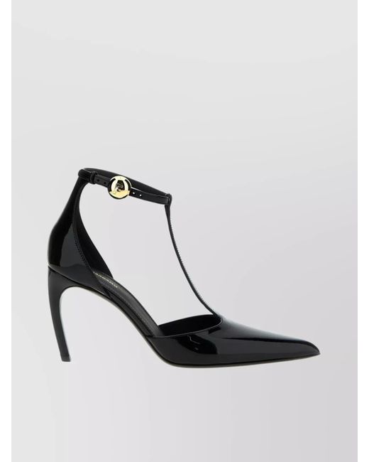 Ferragamo White Leather Odette Pumps