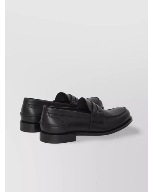 Church's Black Leather Loafers for men