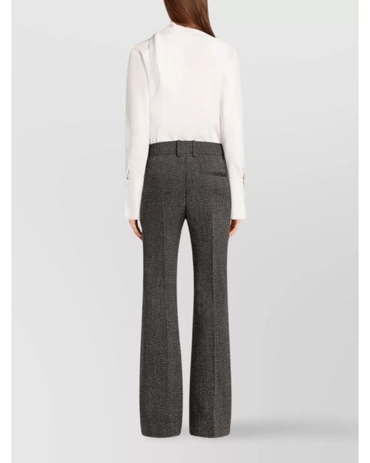 Courreges White Cotton Asymmetric Long-Sleeve Blouse