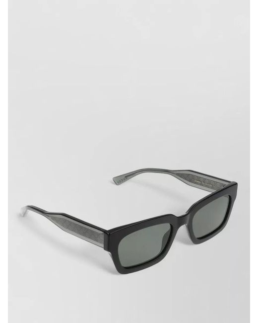 Gucci Gray Sunglasses Gg2069S 001 Rectangular Acetate for men