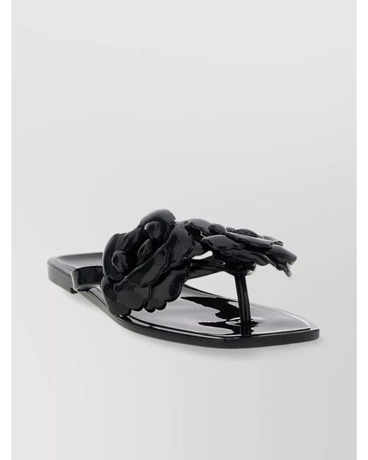 Coperni Multicolor Silicone Flower Flat Sandals