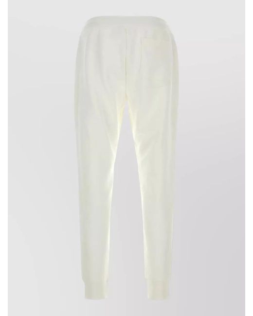Polo Ralph Lauren White Cotton-Blend Track Pants for men