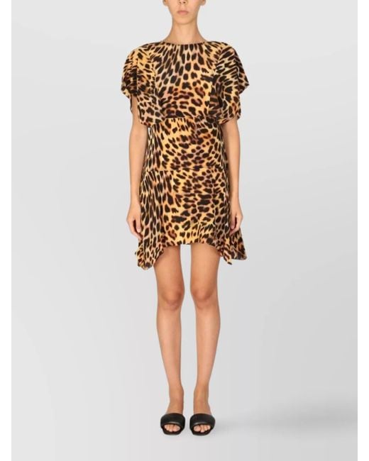 Stella McCartney White Printed Mini Dress