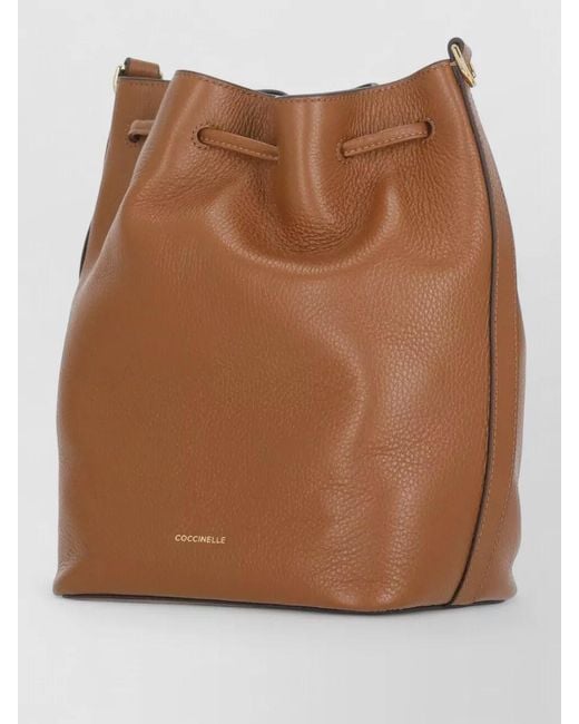 Coccinelle Brown Leather Shoulder Bag