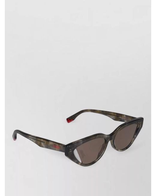 Fendi Multicolor Sunglasses Maison Fe40009I Cat Eye Design