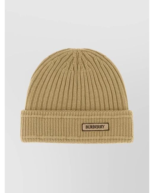Burberry Natural Wool Beanie