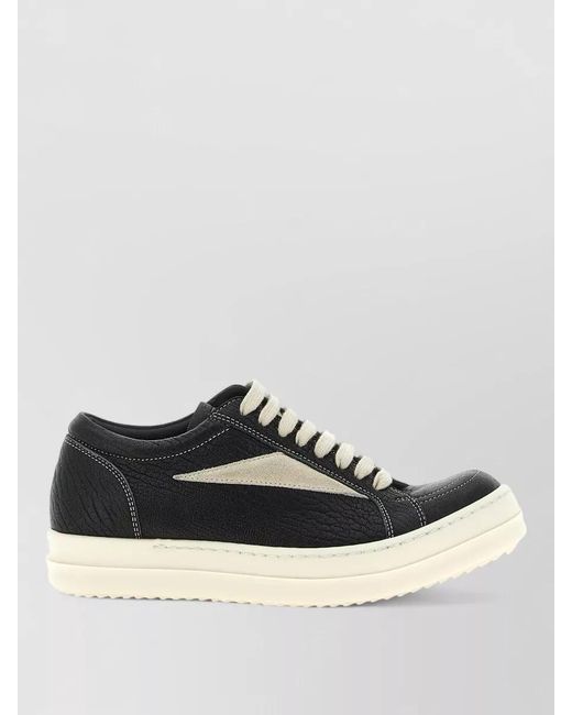 Rick Owens Multicolor Vintage Lace Up Sneakers Shark Sole
