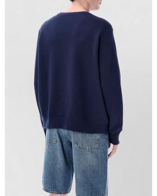 Polo Ralph Lauren Blue Fleece Crewneck Sweatshirt for men