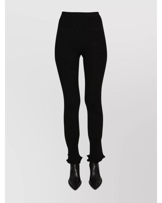 Rabanne Black Flared Leggings