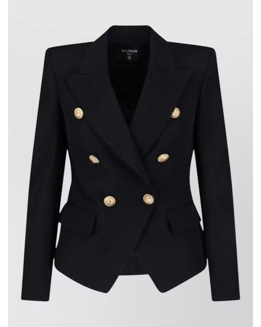 Balmain Black Blazer Doppiopetto