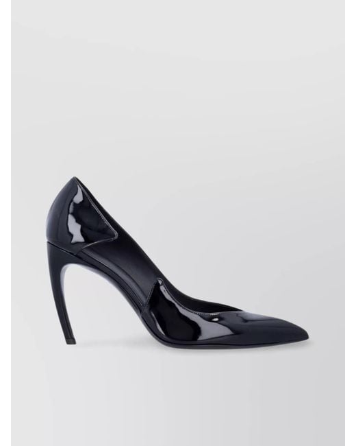 The Attico Blue Leather Pumps