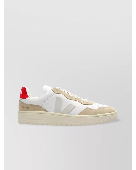 Veja Multicolor Leather Low-Top Sneakers