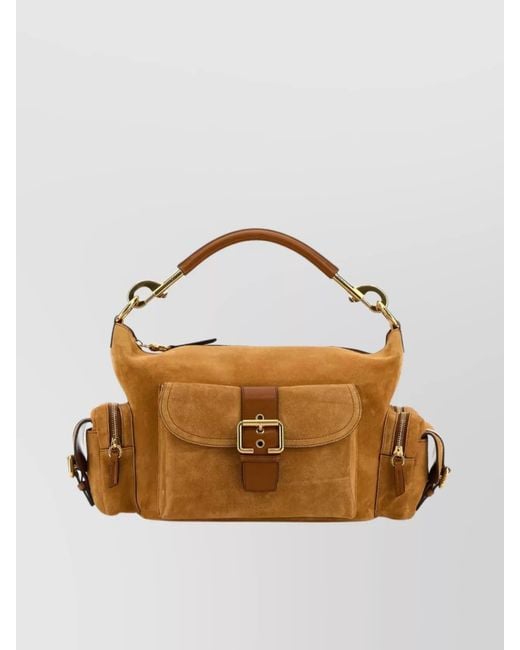 Chloé Metallic Camera Bag Leather Shoulder Bag