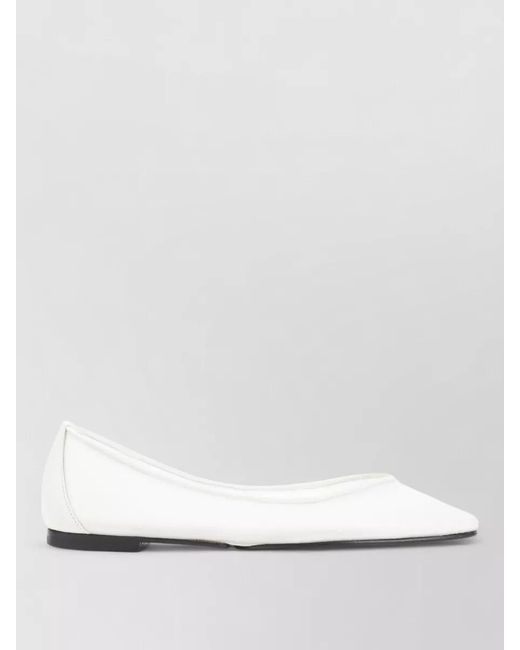 Jacquemus White Mesh Ballerina Shoes