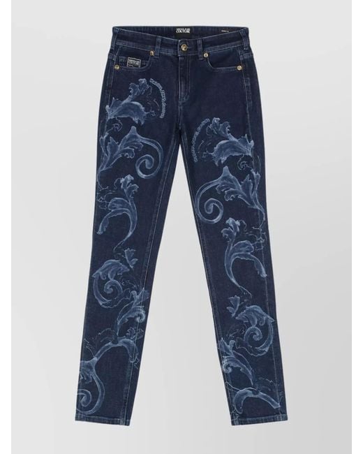Versace Jeans Couture Blue Skinny Jeans