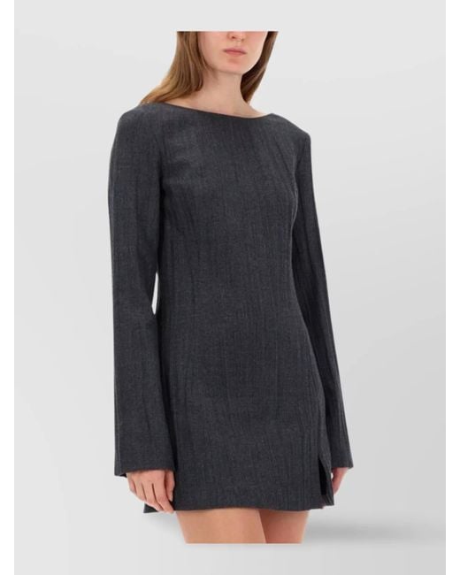 Our Legacy Black Virgin Wool Mini Dress