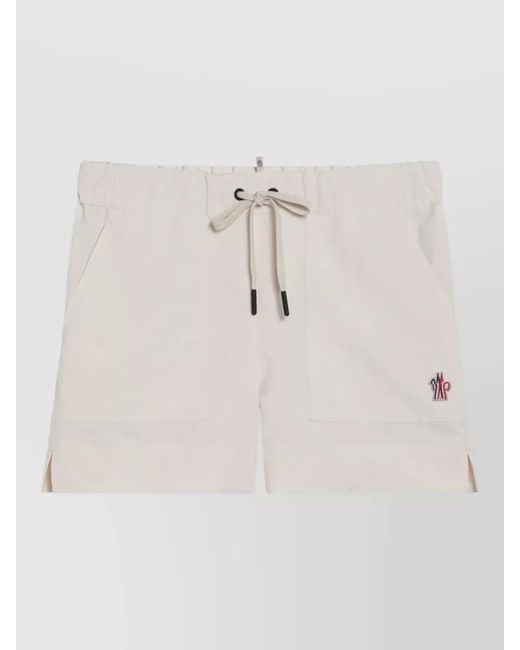 Moncler Natural Technical Knee-Length Shorts