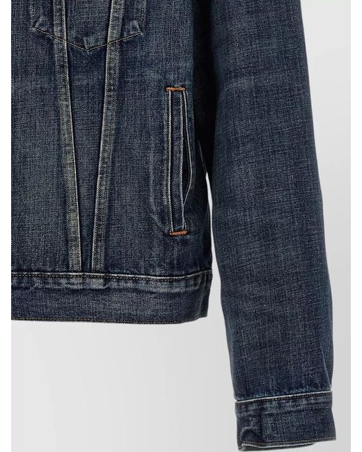 Polo Ralph Lauren Blue Jacket Chest Pockets Contrast Stitching for men