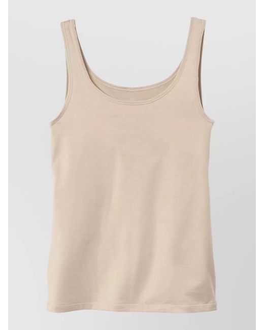 Calida Natural Scoop Neck Sleeveless Stretch Plain Top