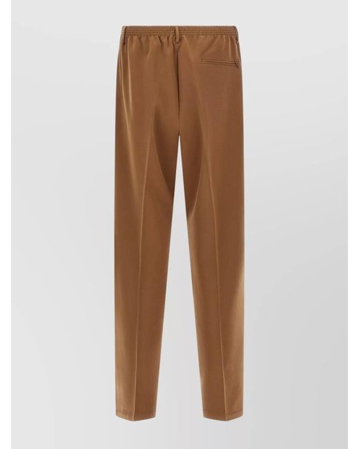 Cellar Door Brown 'Ezio' Trousers Featuring Back Pocket for men