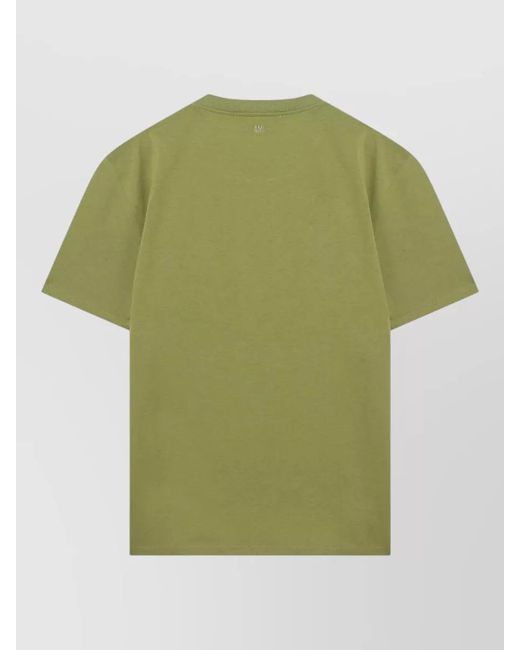 AMI Green Cotton T-Shirt