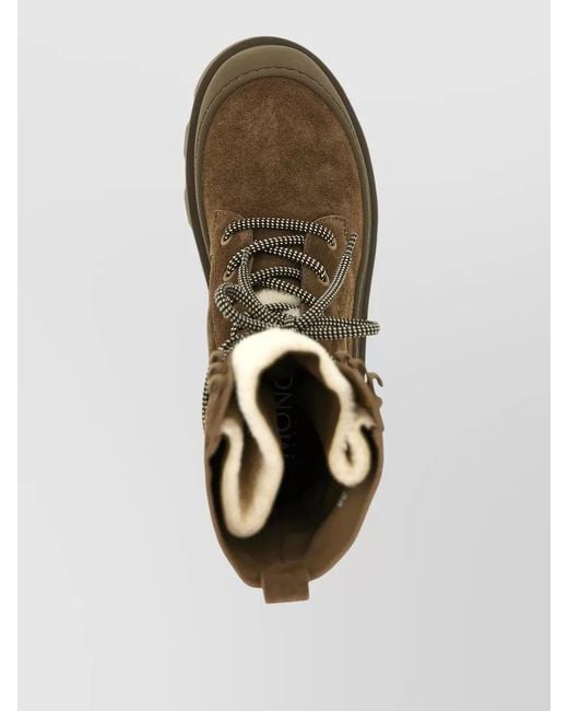 Moncler Multicolor Vera High Lace Up Ankle Boots