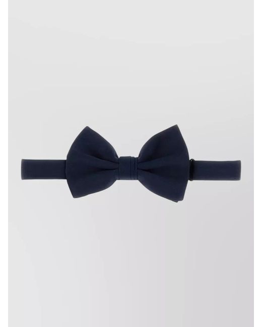 Prada Blue Silk Bow Tie Pre Tied Formal Occasions for men