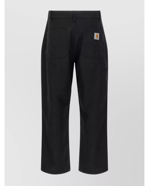 Carhartt Black Ray Single Knee Relaxed-Fit Straight-Leg Trousers for men
