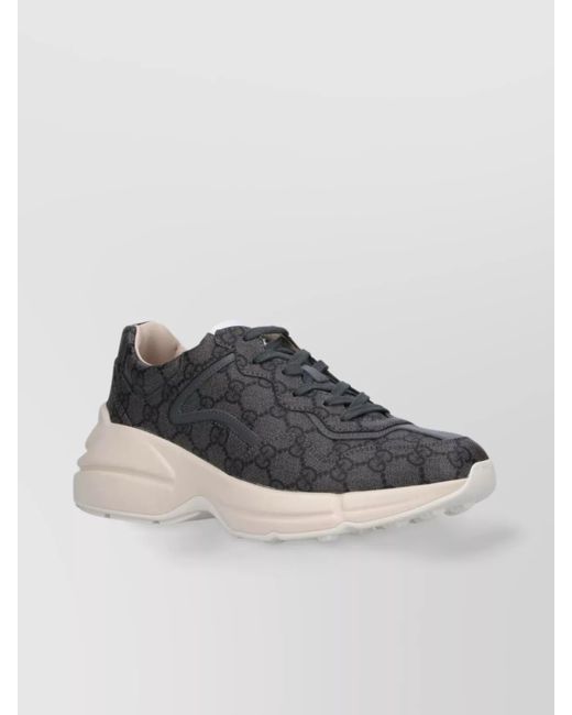 Gucci Gray GG Rhyton Sneaker for men