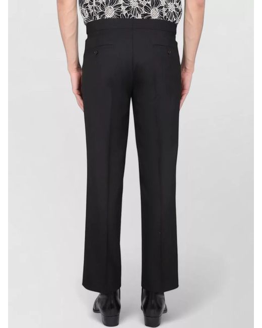 sunflower Black Regular-Fit Straight-Leg Trousers for men