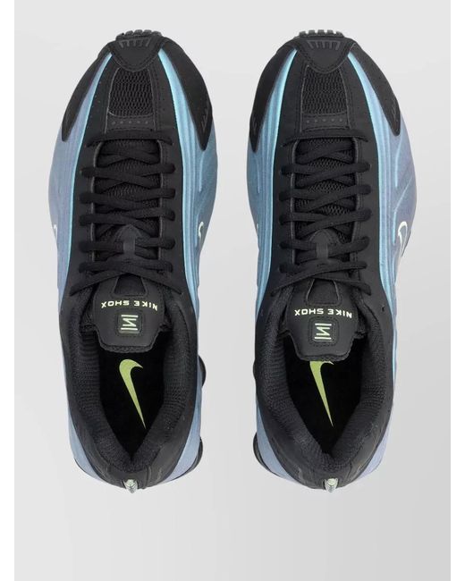 Nike Blue Textile Low-Top Sneakers
