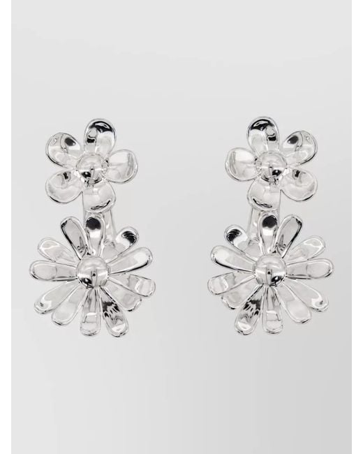 Marc Jacobs Multicolor Metal Statement Earrings