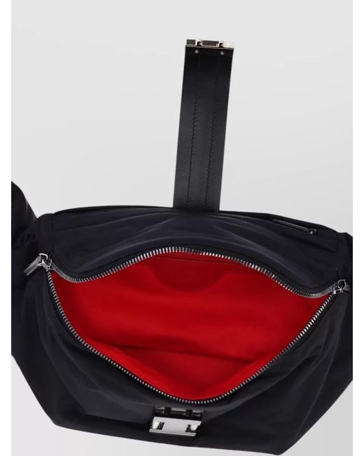 Christian Louboutin Black Belt Bag Shoulder Style Adjustable Strap for men