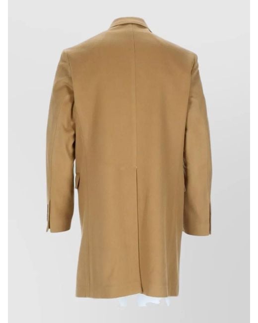 Colamarino Natural Single-Breasted Coat for men